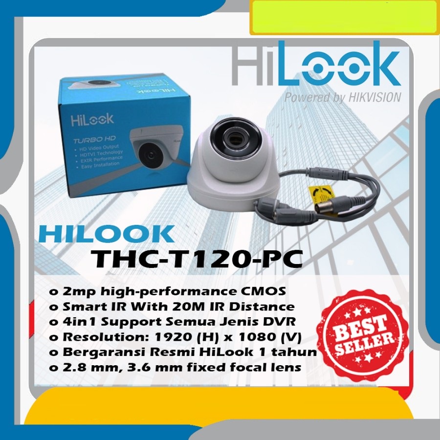 KAMERA CCTV HILOOK 2MP INDOOR THC-T120-PC