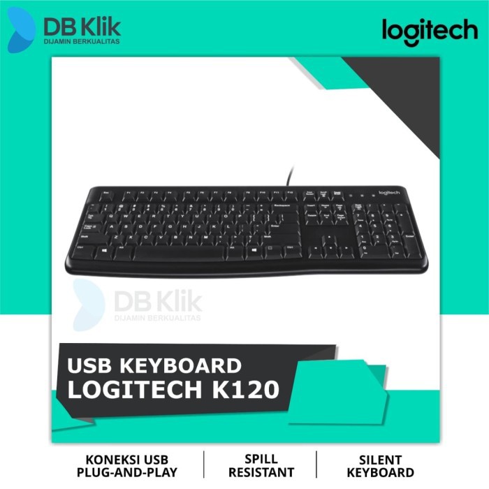 Keyboard USB Logitech K120