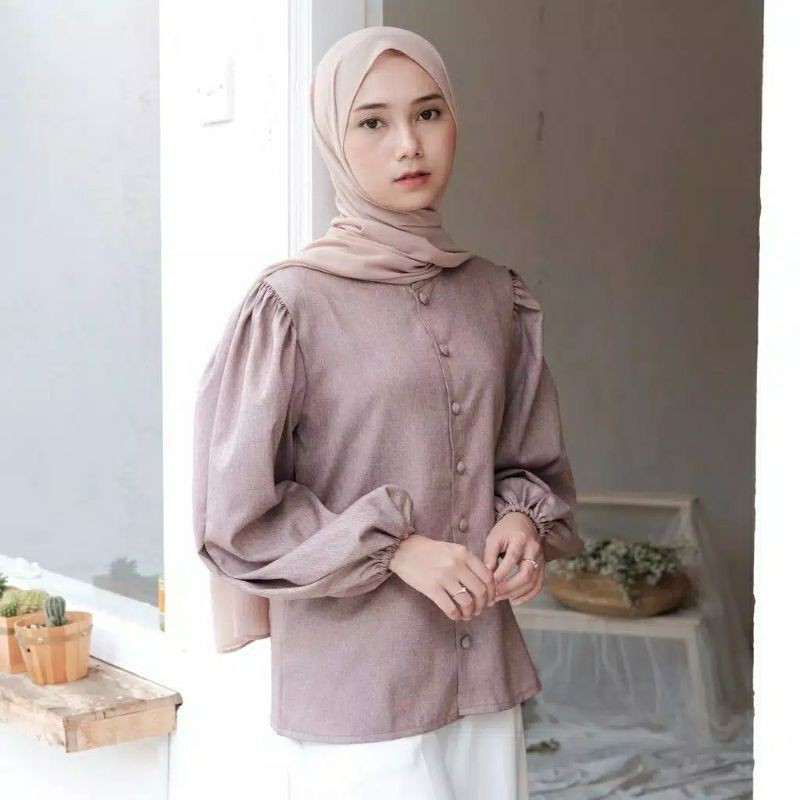 louve blouse by edmee outfit