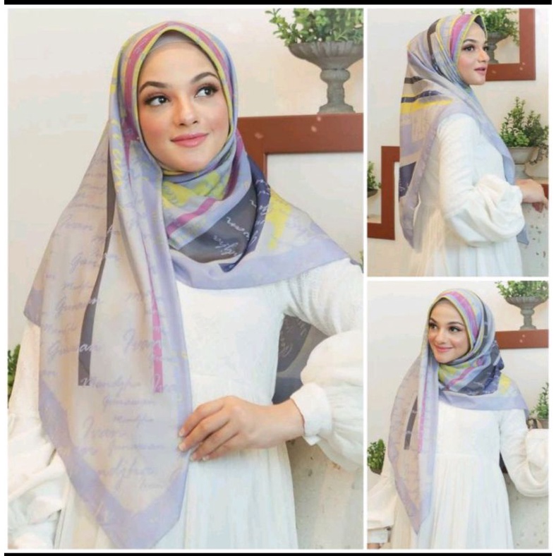 Mandjha Ivan Gunawan Hijab Happy Day Lilac Ungu