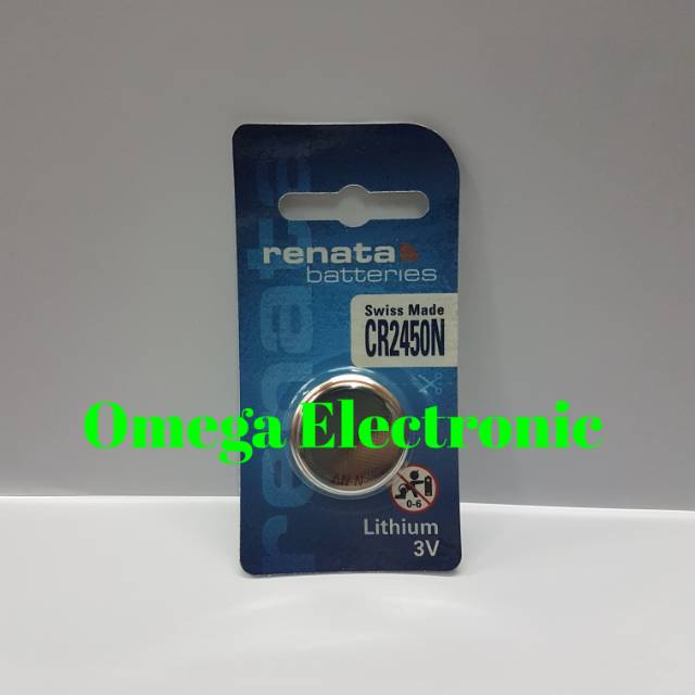 ORIGINAL Baterai Lithium Renata CR2450 3V CR 2450 2450N Battery Batre