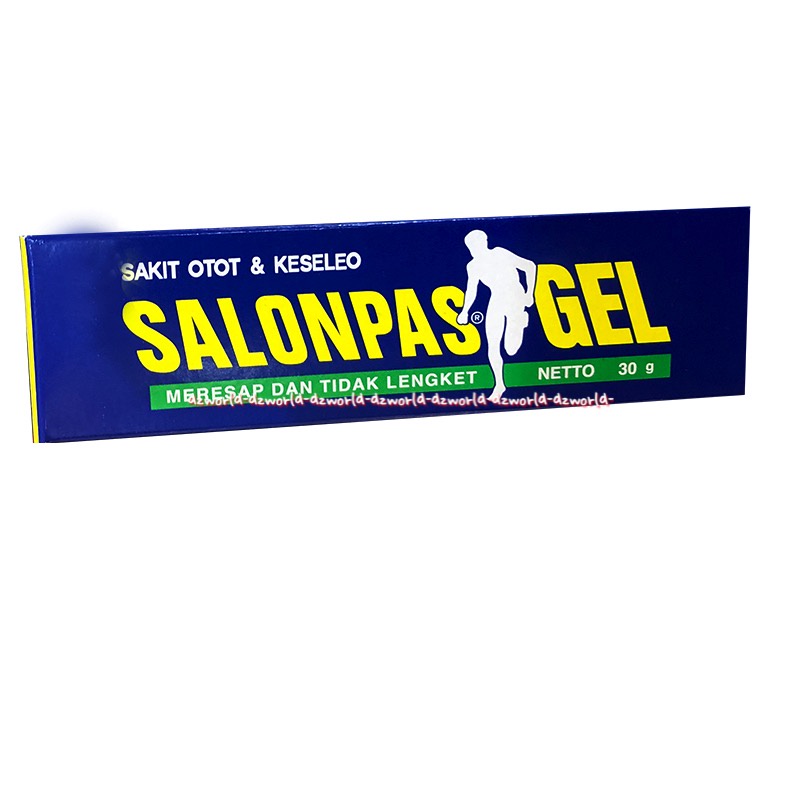 Salonpas Gel 30gr Salep Gel Untuk Sakit Otot Keseleo Nyeri Sendi Salon Pas Biru Tidak Lengket