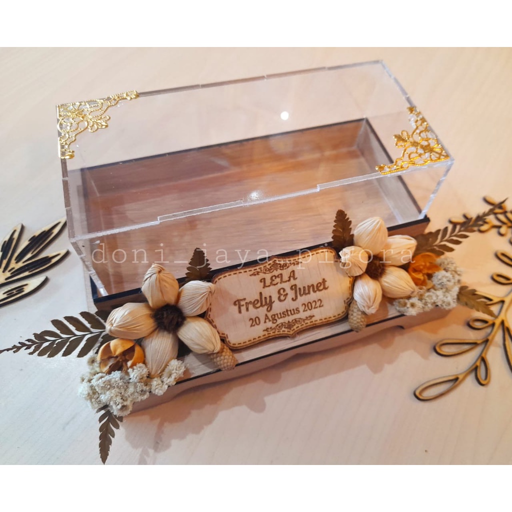 (READY STOK) Kotak Uang Mahar Rustic / Box Uang Mahar Rustic / Box Uang Rustic