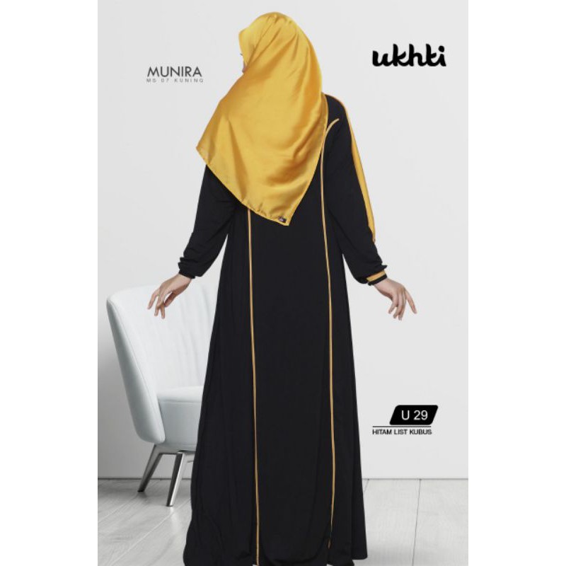 ukhti munira gamis ukhti u29 bahan jersey premium