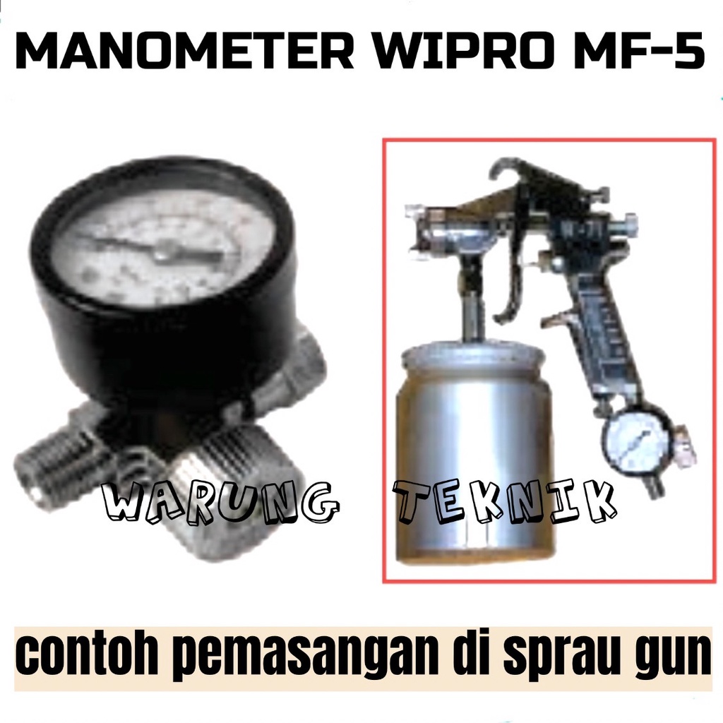 WIPRO MF-5 AIR REGULATOR - MANOMETER ANGIN SPRAY GUN