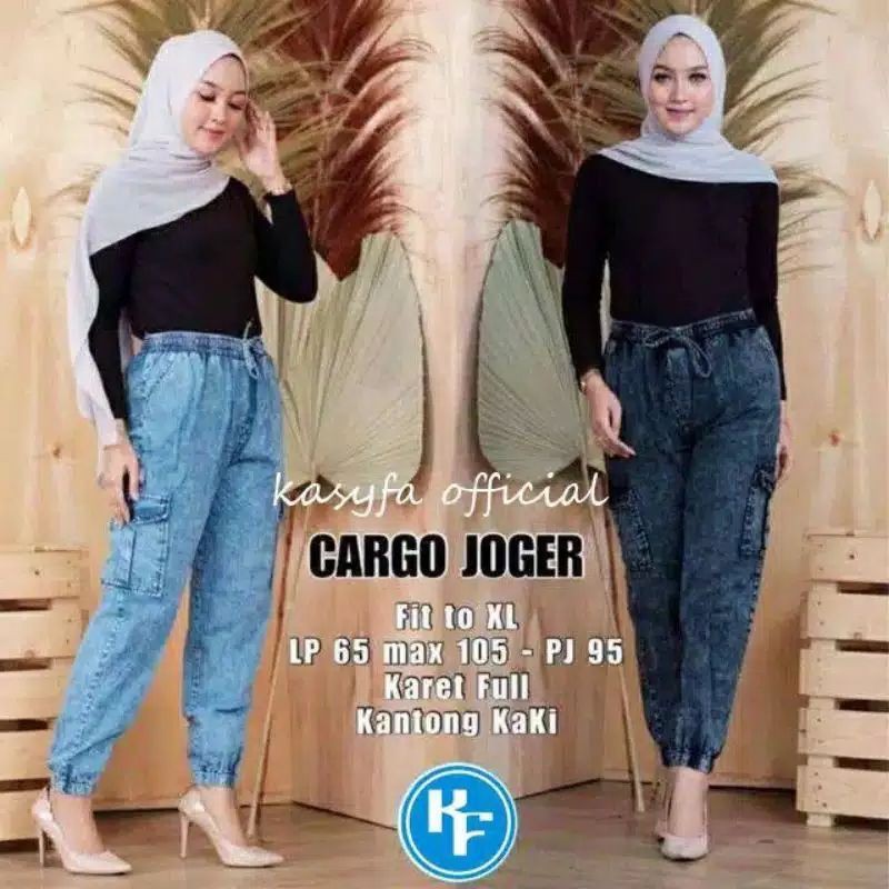 Jogger Cargo Jeans