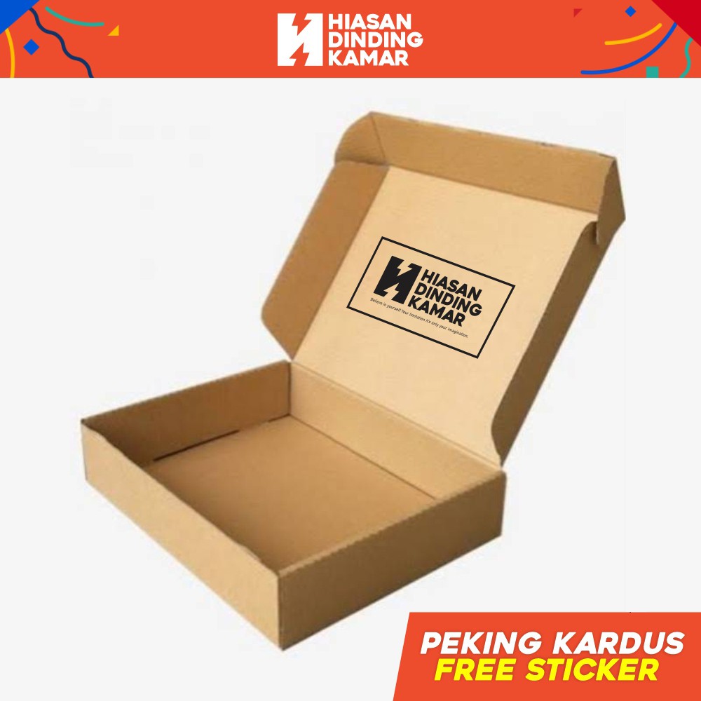 

Hiasan Dinding Kamar Extra Packing Kardus Max 5 Produk untuk 1 Box