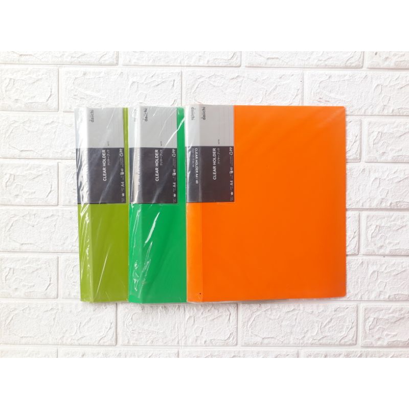 

DAIICHI ProFile Clear File Holder DOF06A4 Ukuran A4 isi 40 Pockets