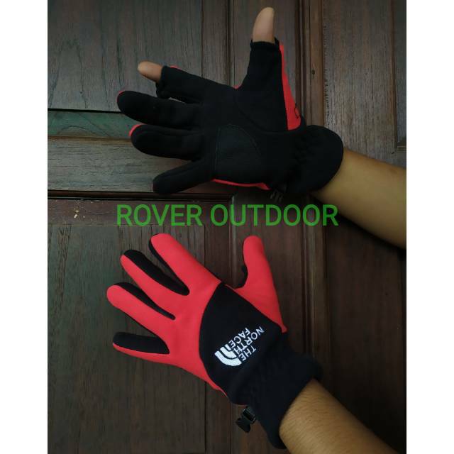 Sarung Tangan Full Polar TNF Glove Hiking Glove