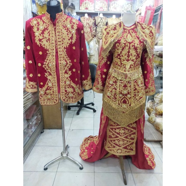 baju pengantin adat minang padang