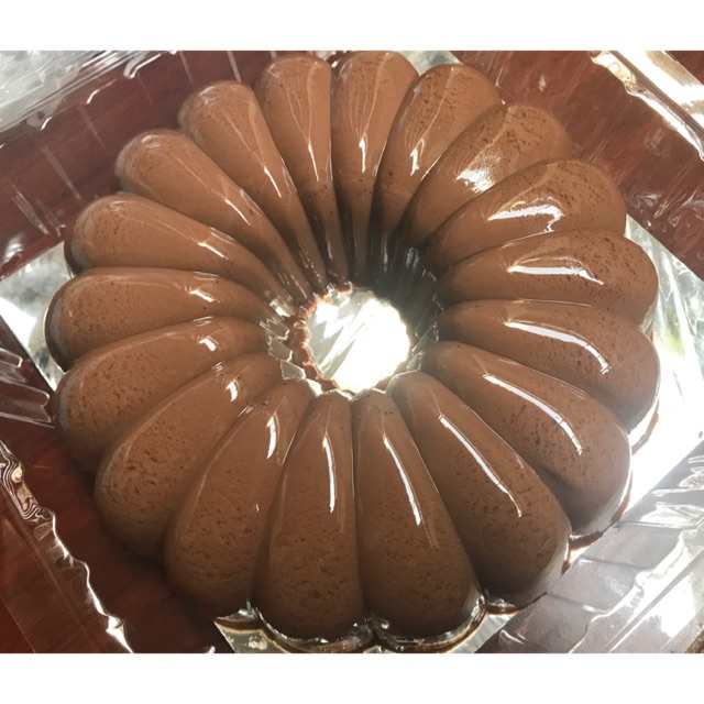 

Puding Coklat with vla