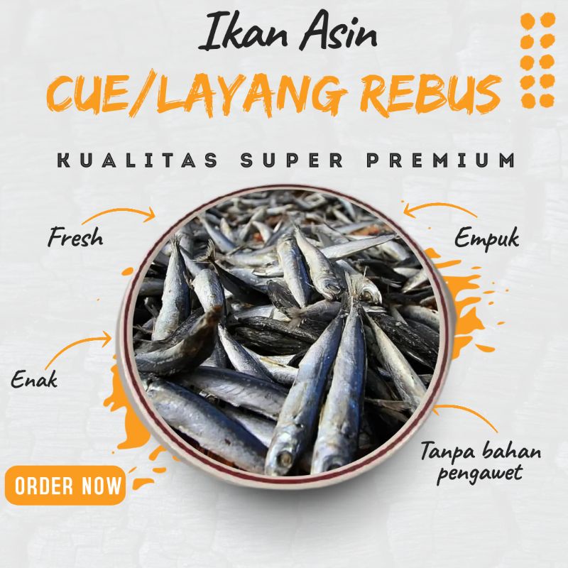 

Ikan Asin Cue Layang Rebus 1kg Kualitas Super Premium