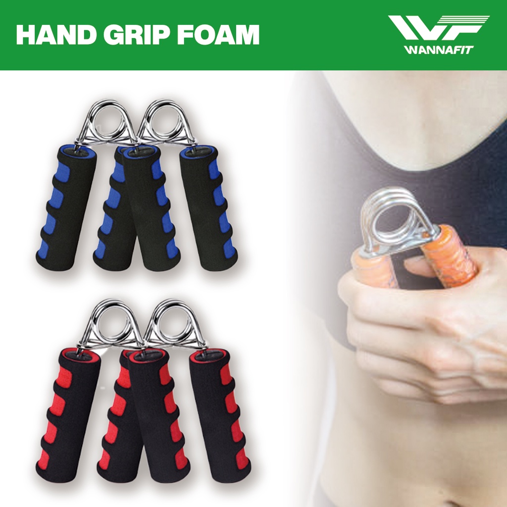 Hand Grip Fitness Handgrip Foam Lembut Melatih Kekuatan Tangan Dan Lengan 1 Pcs