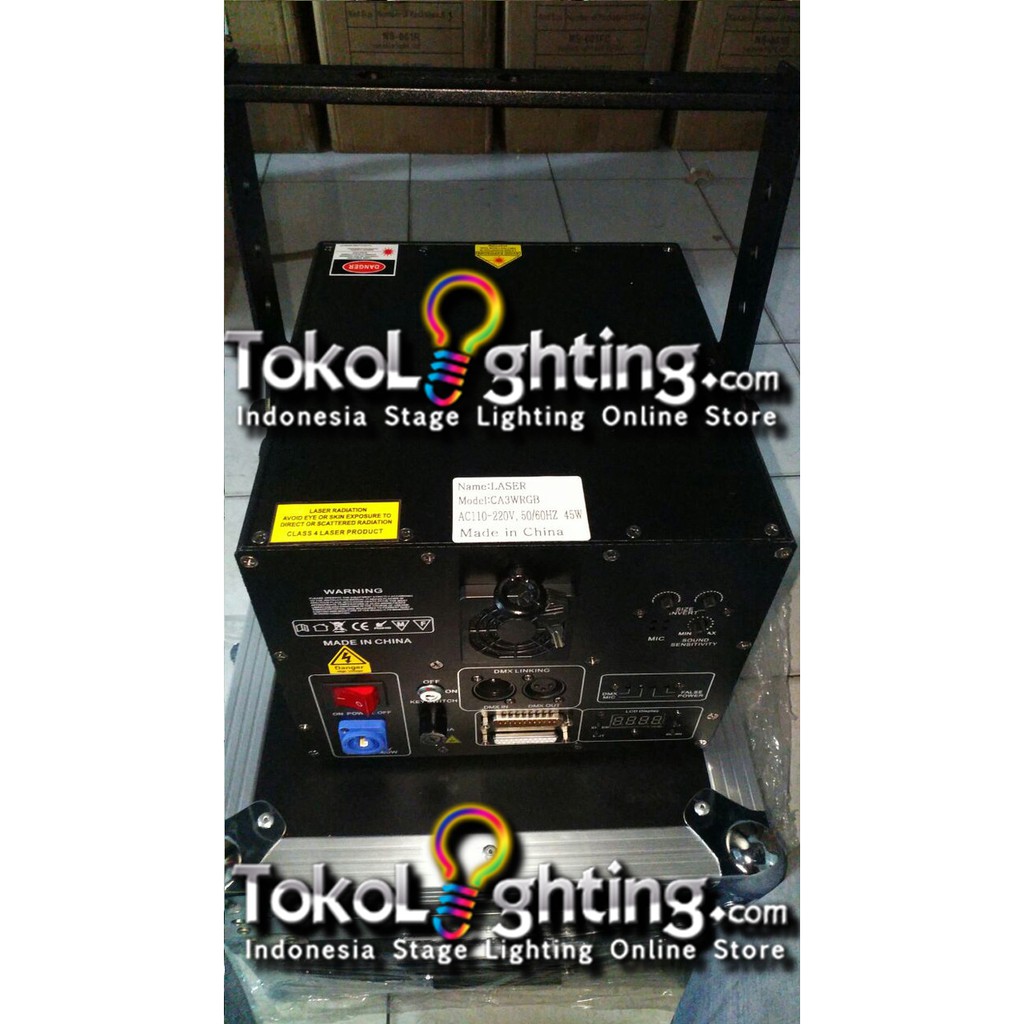 Laser Animasi 3watt Full Color