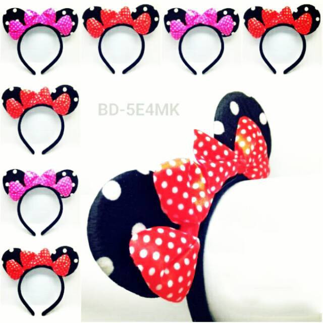 grosir  Bando mikey mouse 6 pcs grosir lusinan