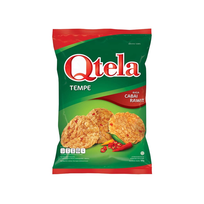 

Qtela Keripik Tempe Cabe Rawit 60G - Alhanan/04