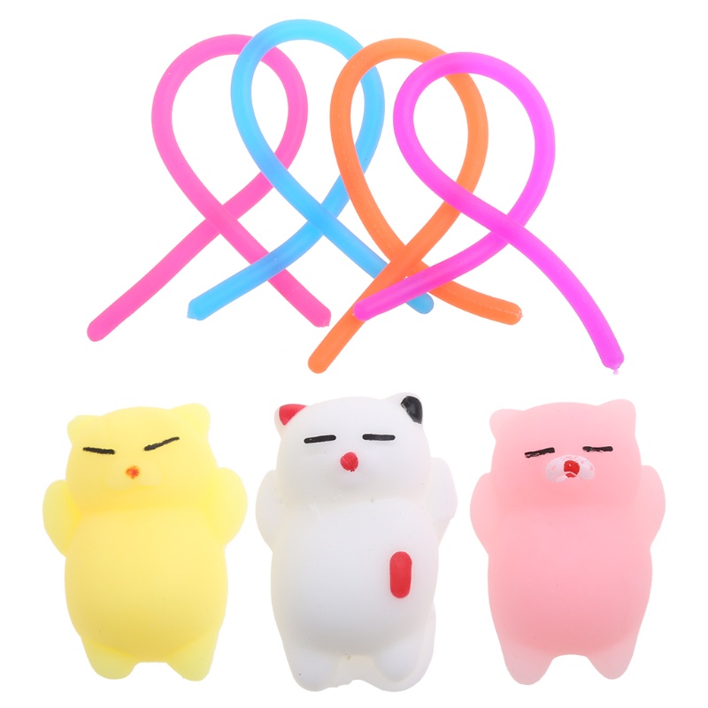 Mary 1Set Mainan BPA Free Papan Dorong Sensory Fidget Squeeze Toy Puzzle Gadget