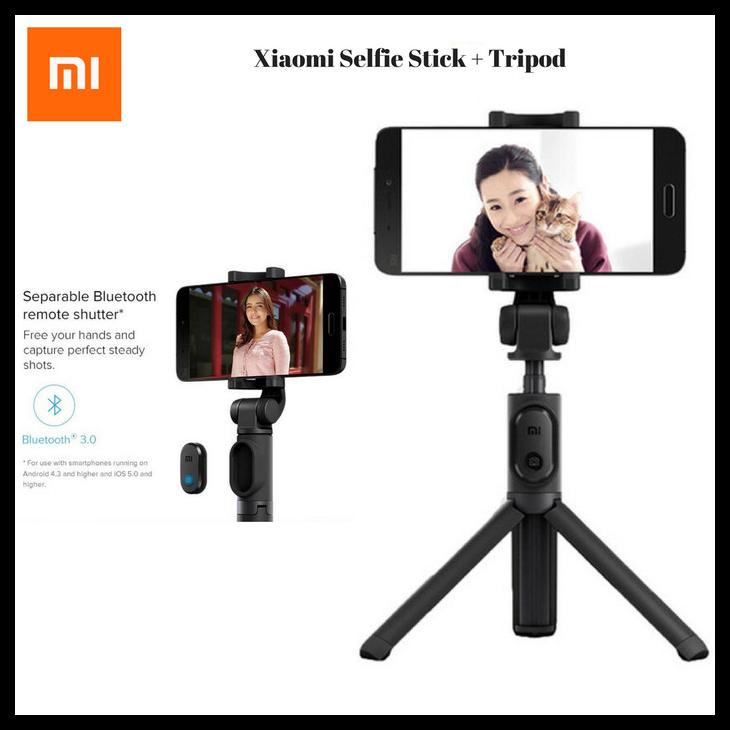 Xiaomi Selfie Stick / Tongsis Bluetooth Shutter Tripod Holder