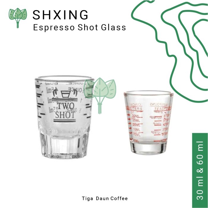 Espresso Shot Glass Single shot double shot 30 ml 60 ml coffee machine