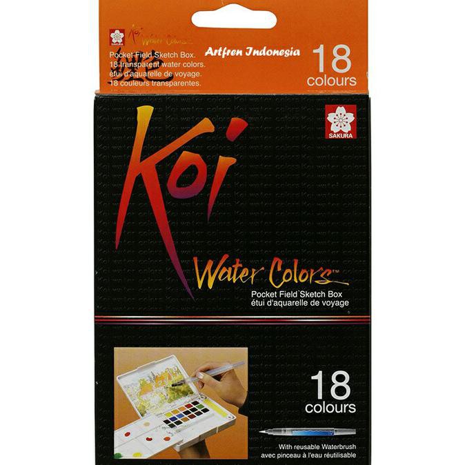 

Ready Stok! Sakura Koi Water Color 18 Colors / Cat Air / Watercolor Terpercaya