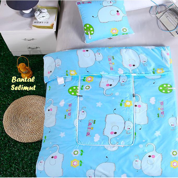  Bantal Selimut  Elephant Balmut Selimut  Yang Bisa Dilipat 