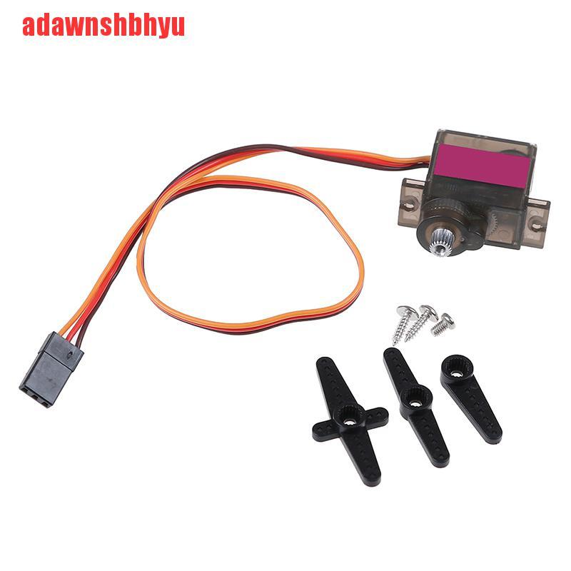 (Adawnshbhyu) 1pc Mg90S Servo Micro Metal Gear 9g Untuk Rc Pesawat/Helikopter/Perahu