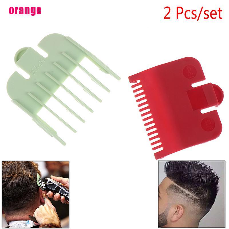 (Happy) 2pcs Sisir Panduan Untuk Mesin Cukur Rambut