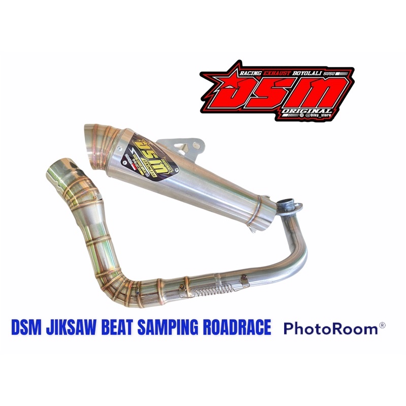 Knalpot DSM jiksaw beat roadrace kolong atas