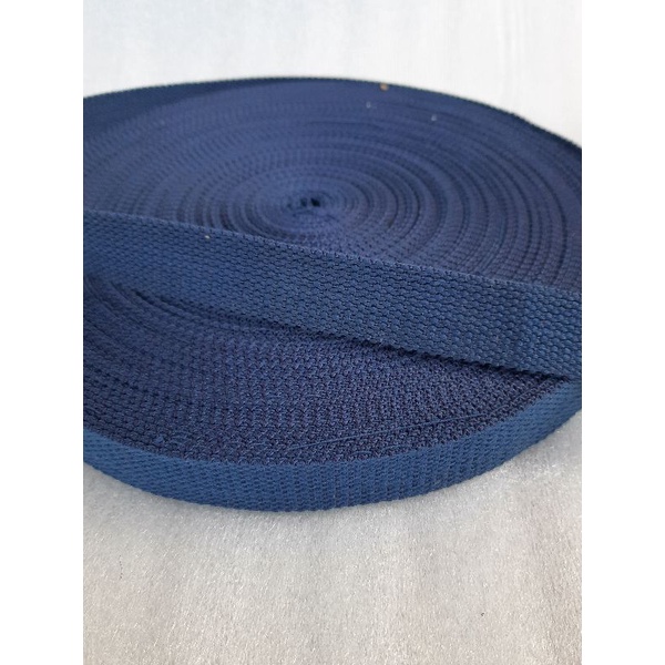 webbing katun tali webbing tas bahan katun lebar 2.5cm jual/roll