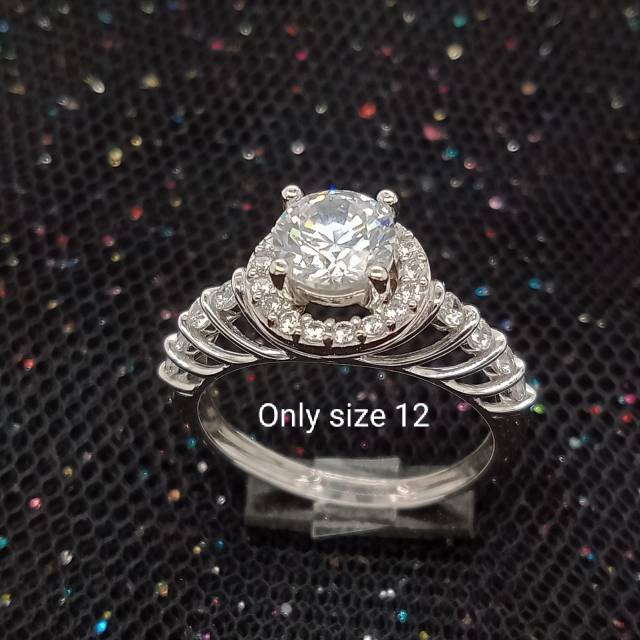 Cincin Emas 17 K - Putih 3.15gr Kadar 750 - 2882