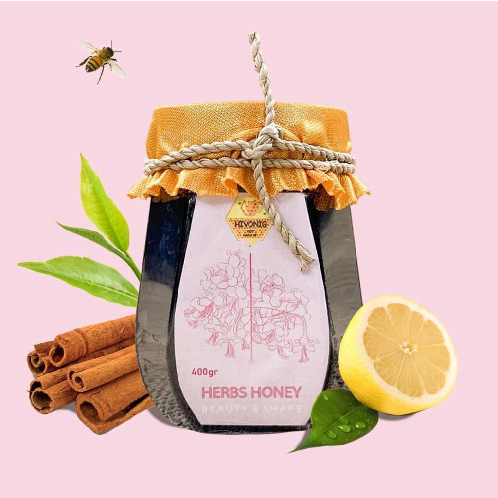 Madu Herbal Hivonig Herbal Honey Shape and Beauty