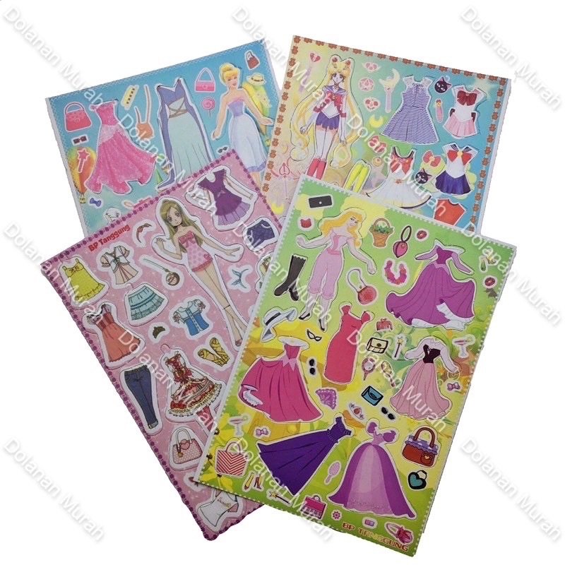 Jual Mainan Anak | BP | Barbie Paper | Barbie Kertas Bongkar Pasang ...