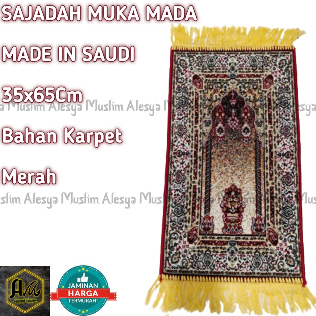 Sajadah Muka New/Best Seller/Harga Grosir/Bisa Bayar di Tempat