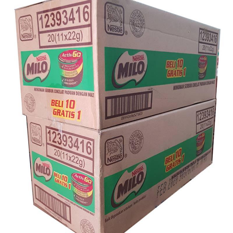 Milo Sachet (11x22gr) 20renceng DUS / KARTONAN