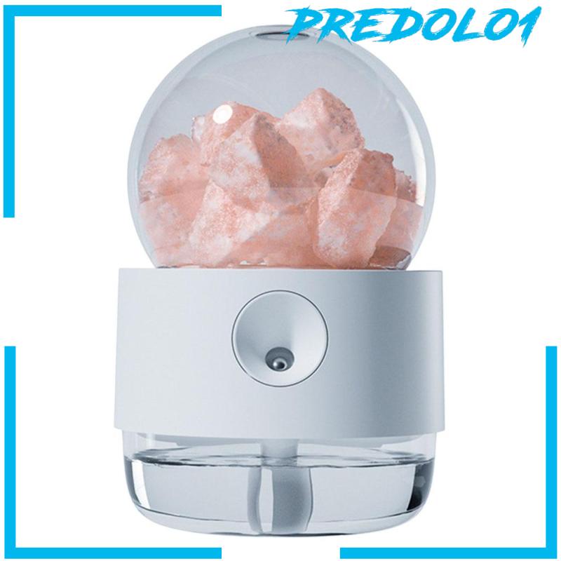 [PREDOLO1] Essential Oil Diffuser Himalayan Salt Light Diffuser  Humidifier White