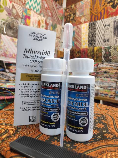 PAKET 2 BULAN MINOXIDIL BIOTIN 10.000 Mcg ORIGINAL 100% TERBARU FREE PIPET