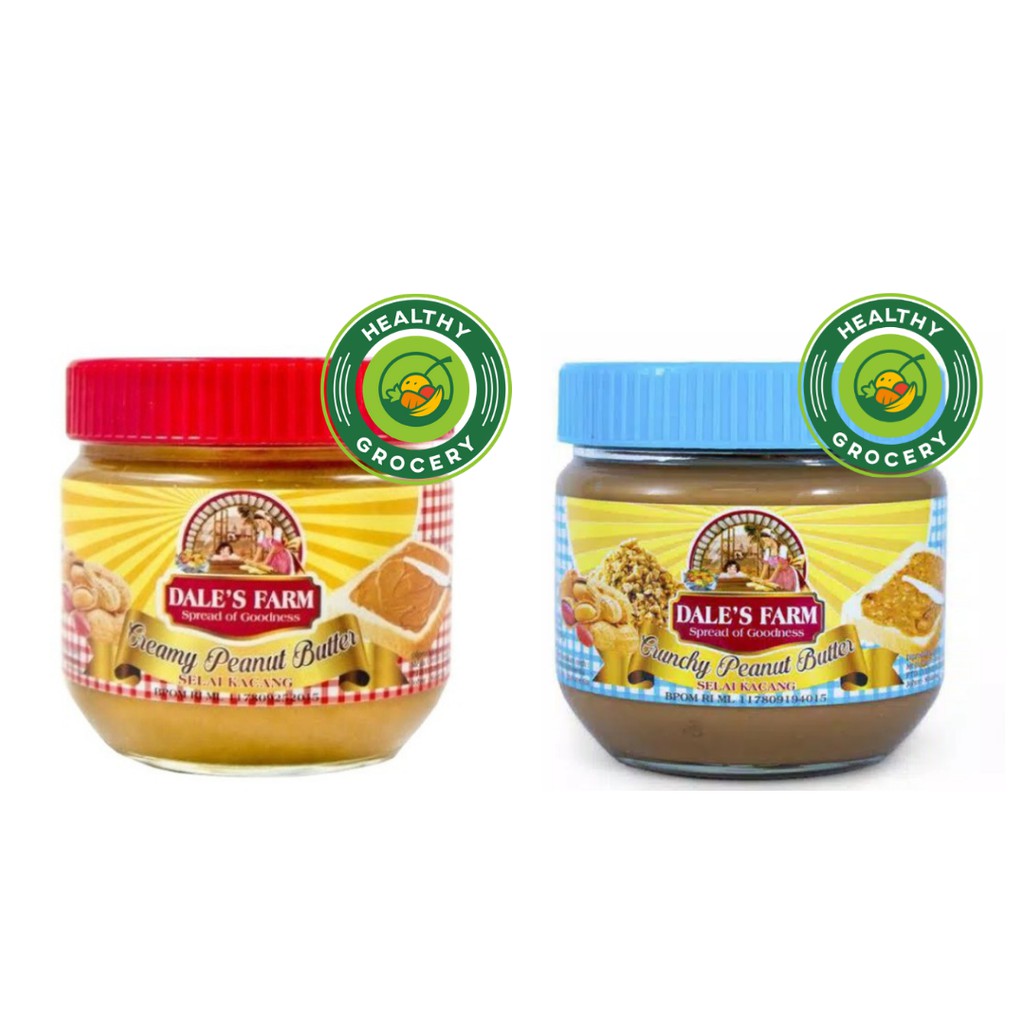 

Dale's Farm 250gr Dales Creamy Peanut Butter Crunchy Peanut Butter