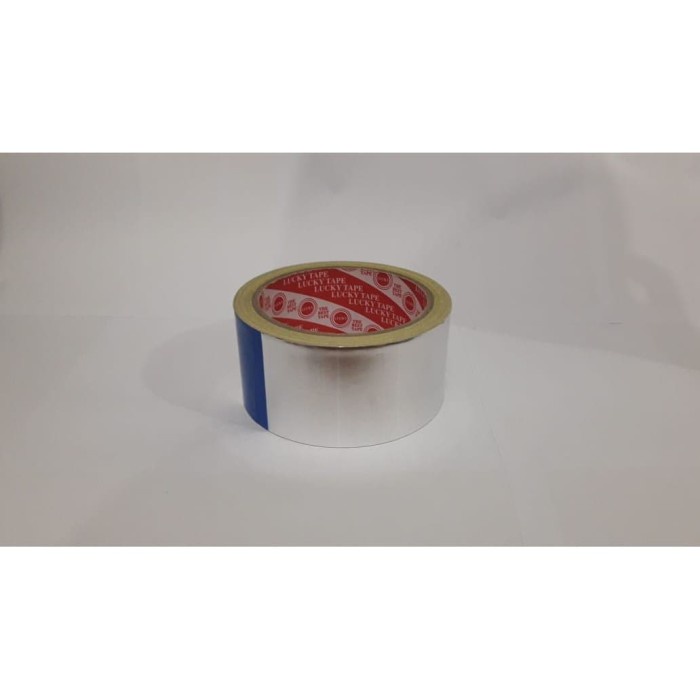 

Trendi Lakban Aluminium Foil Tape 2" X 12M Alumunium Lucky Tape Tahan Panas Murah