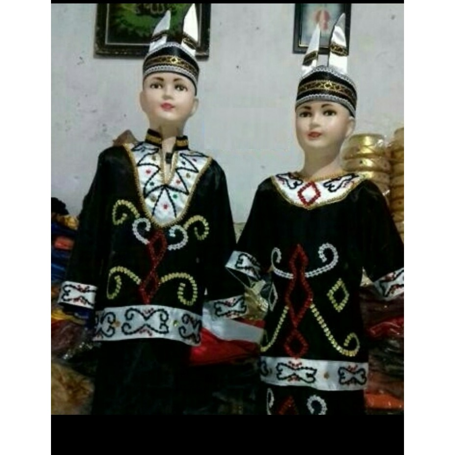 Baju adat kalimantan tengah size S &amp; M