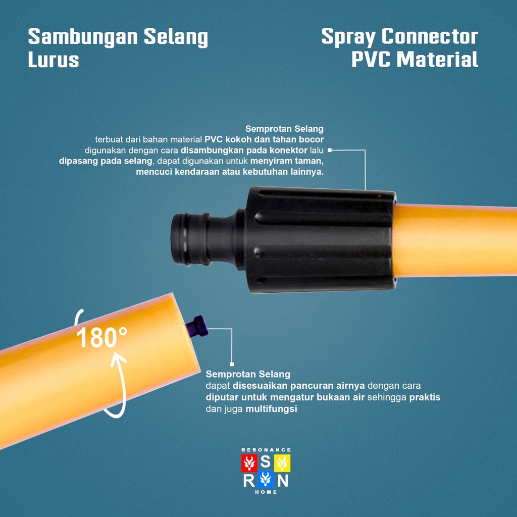 Semprotan Lurus PVC / Watering Spray / Resonance Home