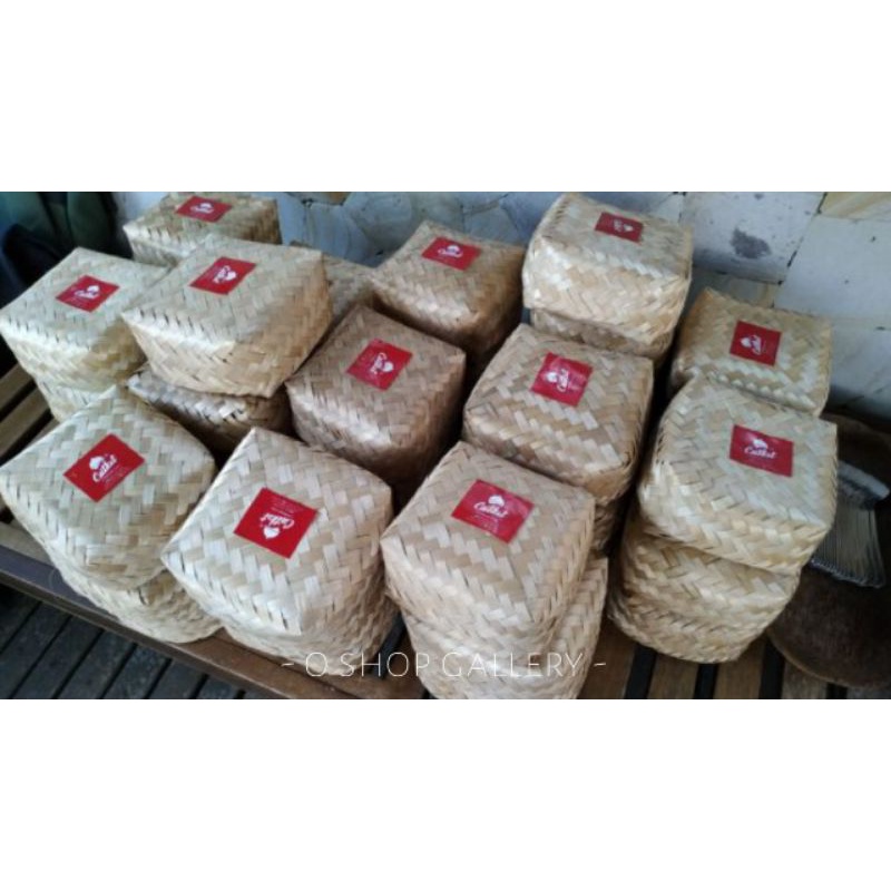 

[ Halodul ] BESEK BAMBU 18X18 MURAH / KOTAK MAKANAN / BESEK BAMBU 15X15 / BESEK BAMBU 12X12 | besek bambu hampers kotak hantaran lebaran