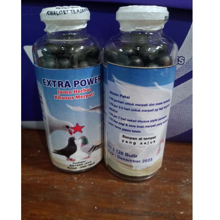 

I-IWR ♫ Extra Power 100% Herbal, Isi 120 butir, Jamu Giring, Jamu Keket, Jamu Merpati ⭐️⭐️⭐️⭐️⭐️