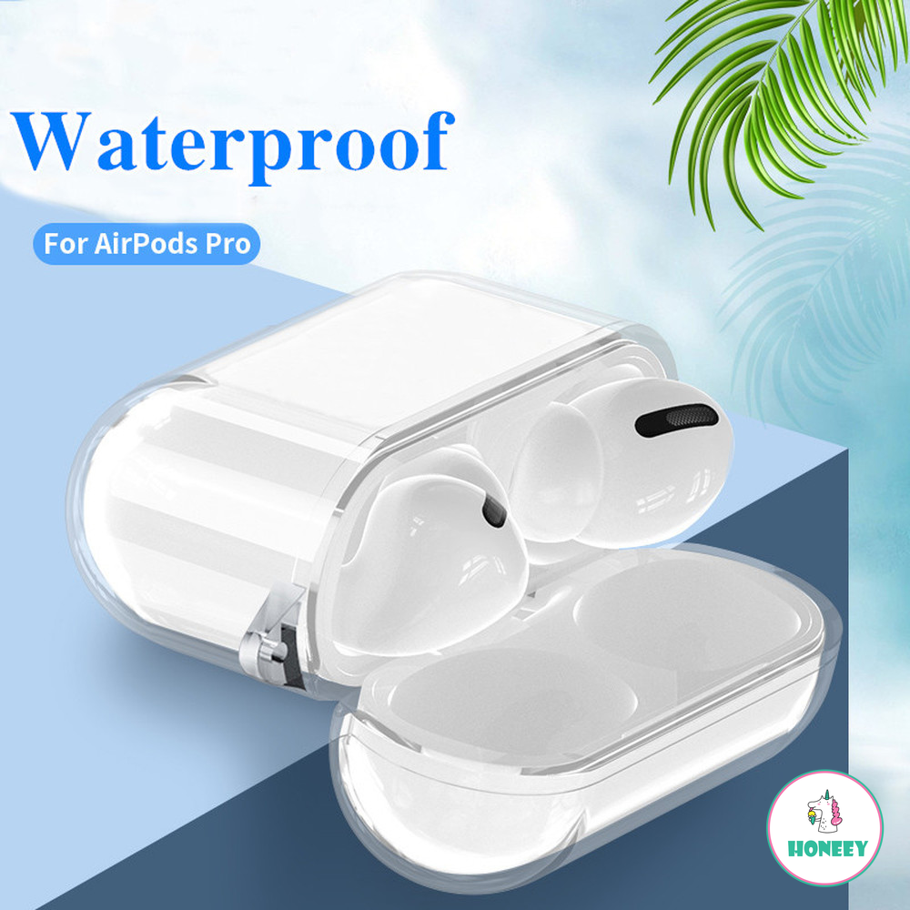 Transparents Airpods Case Bluetooth Wireless Earphone Soft Silicone Case compatible for Airpods 1/2/pro Protective Cover