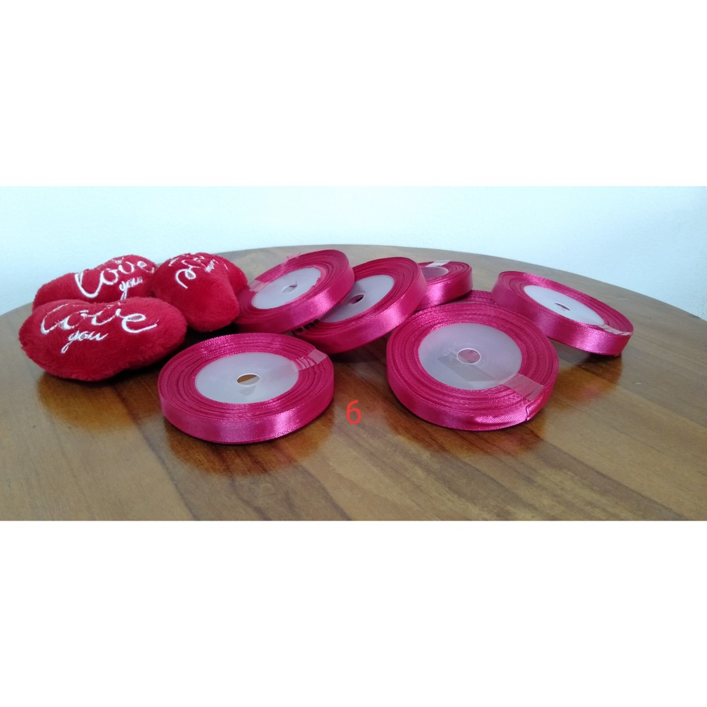 

PITA SATIN IMPORT PINK TUA 1 cm (Min.Order 3 Pcs)
