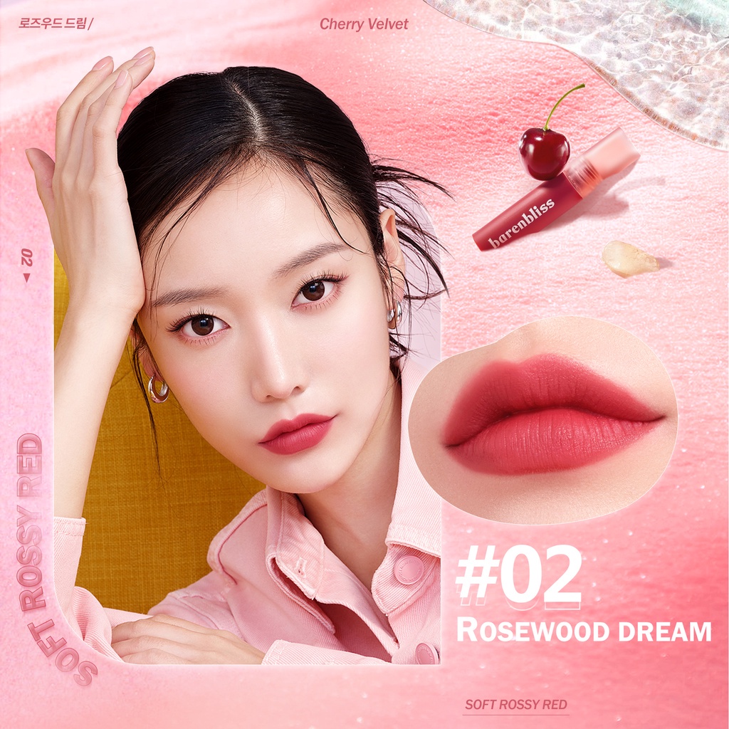 BNB Barenbliss Cherry Makes Cheerful Lip Velvet | Korea Lip Cream