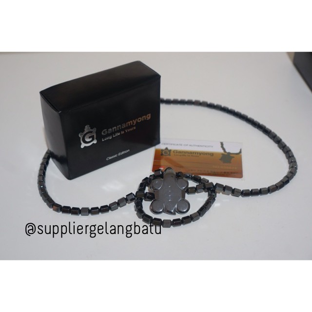 Kalung biomagnetic KURA BESAR GANNAMYONG bersertifikat ktp alat kesehatan biomagnetik korea impor