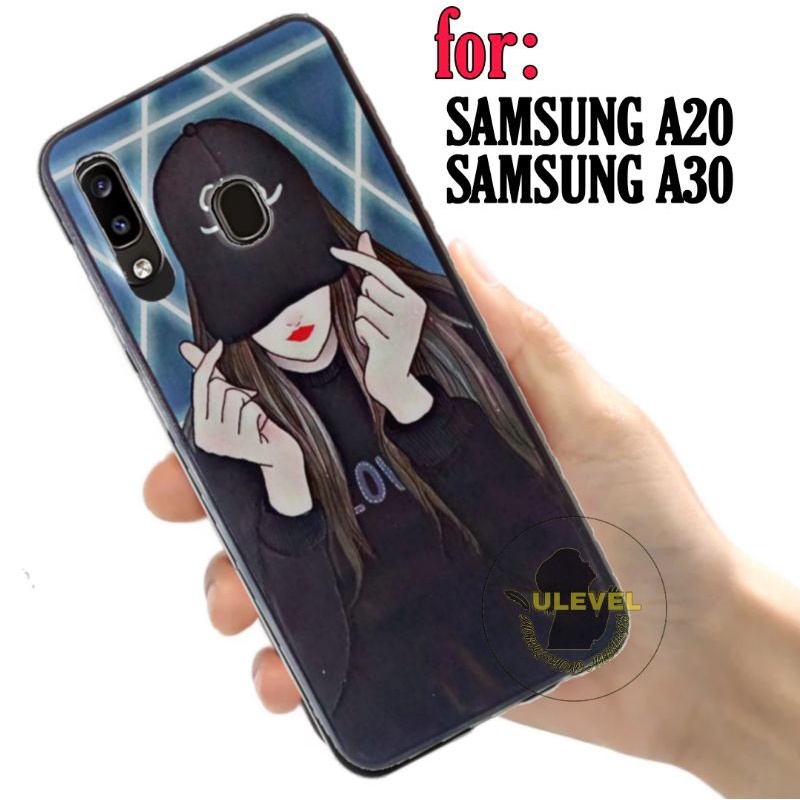 Casing A20 A30 Soft Case Motif Samsung A20 A30