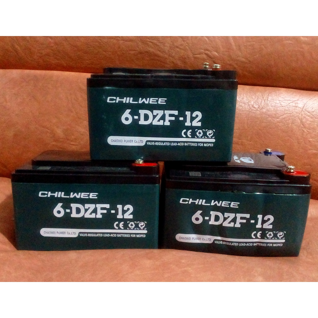 Aki Accu Sepeda Listrik Selis Volta Original Bekas Normal 12V 12A 12AH