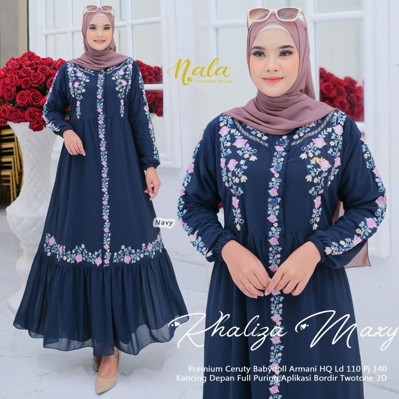 GAMIS RAYON ZRA PREMIUM INCLUDE HIJAB