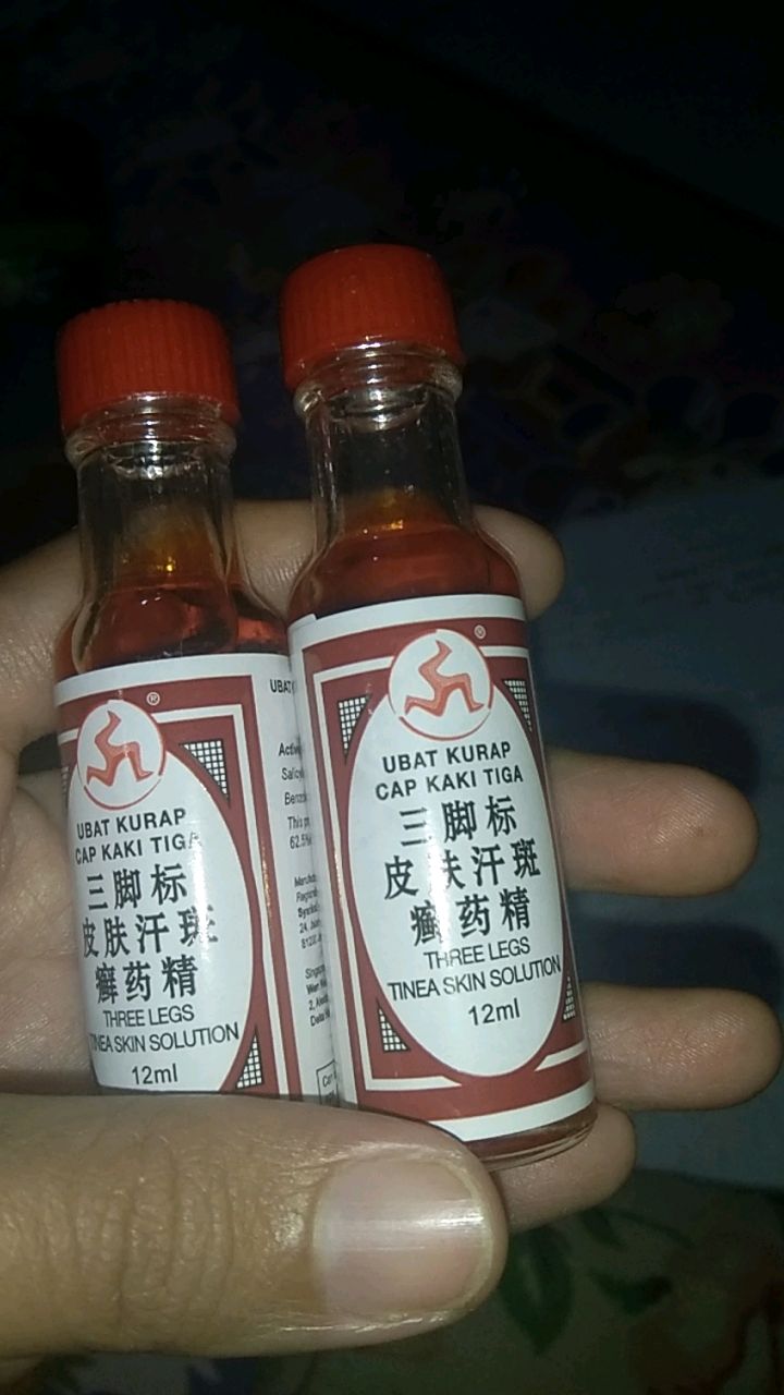 Jual Obat Kurap Cap Kaki Tiga Cair 12ml Merah Original Indonesia Shopee Indonesia